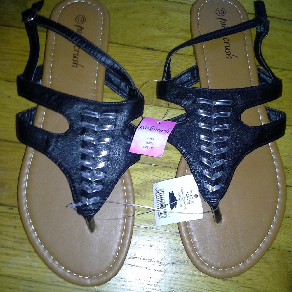 Pink Crush womans sandals NEW  size 10